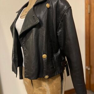 Vintage Express Avenue de l'Opéra Leather Jacket